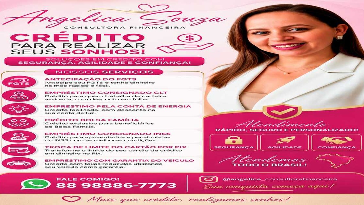Anúncio — Ângela Souza Consultora Financeira