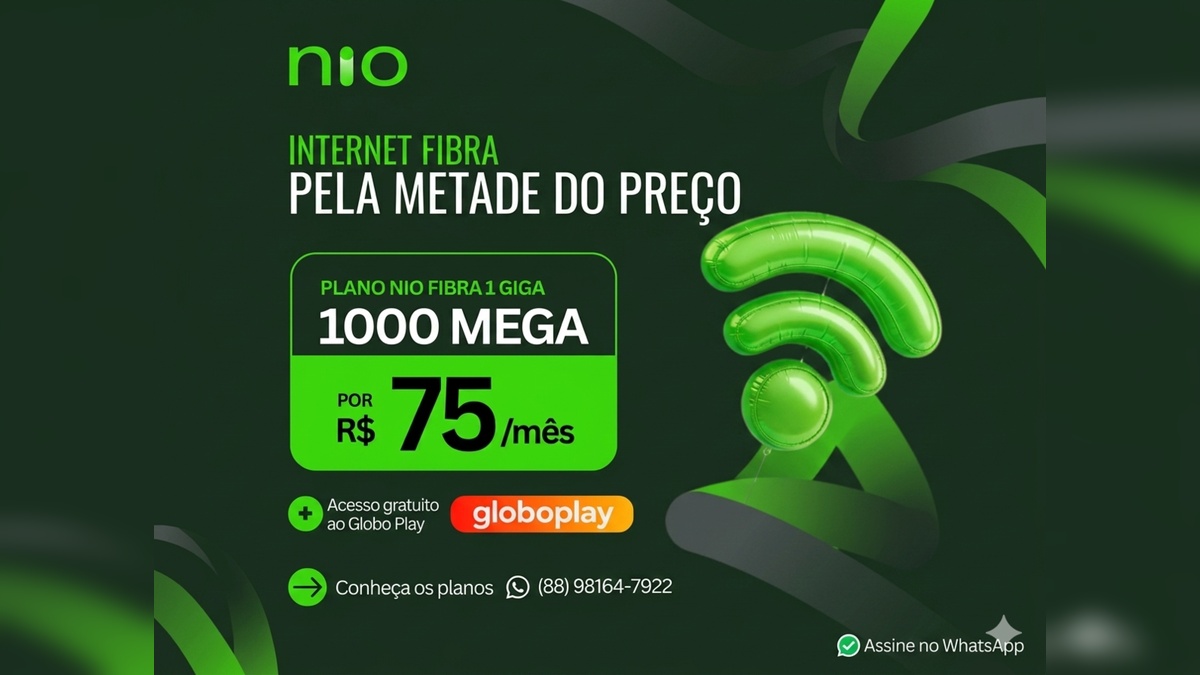 Anúncio — Nio Internet Fibra